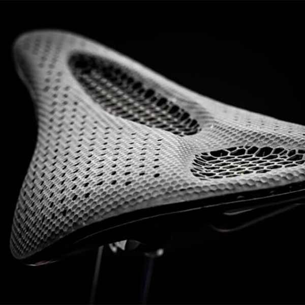 3D printed bike saddle