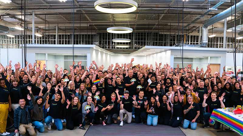 The Carbon team, in the Redwood City office